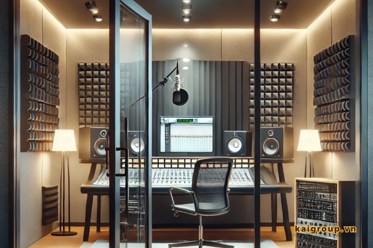 Cửa cách âm trong phòng thu âm - Đáp ứng tiêu chuẩn âm thanh